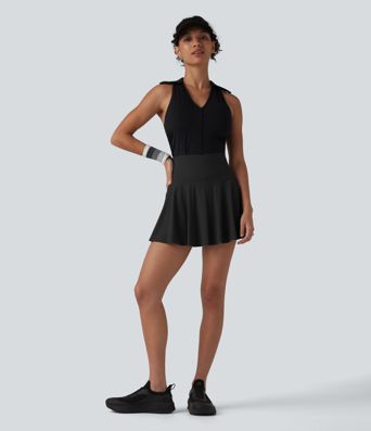 Softlyzero™ Airy - Ausgestellter 2-in-1 Minirock mit hohem Bund und mehreren Taschen - UPF50+
