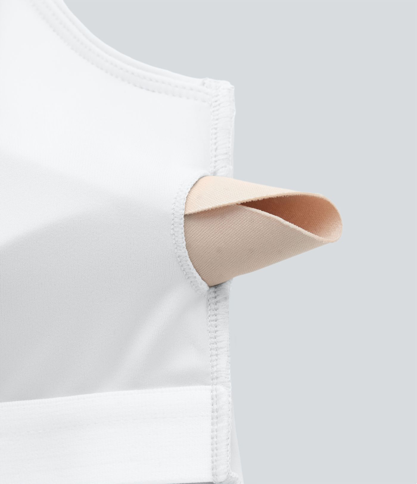 Softlyzero™ Airy Square Neck Backless Crisscross Cropped Cool Touch Running Tank Top-Longer Length-UPF50+ Softlyzero™ Airy Square Neck Backless Crisscross Cropped Cool Touch Running Tank Top-Longer Length-UPF50+