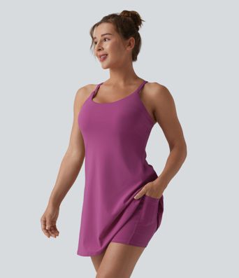 Softlyzero™ Plush Backless Active Dress-Easy Peezy Edition D-F