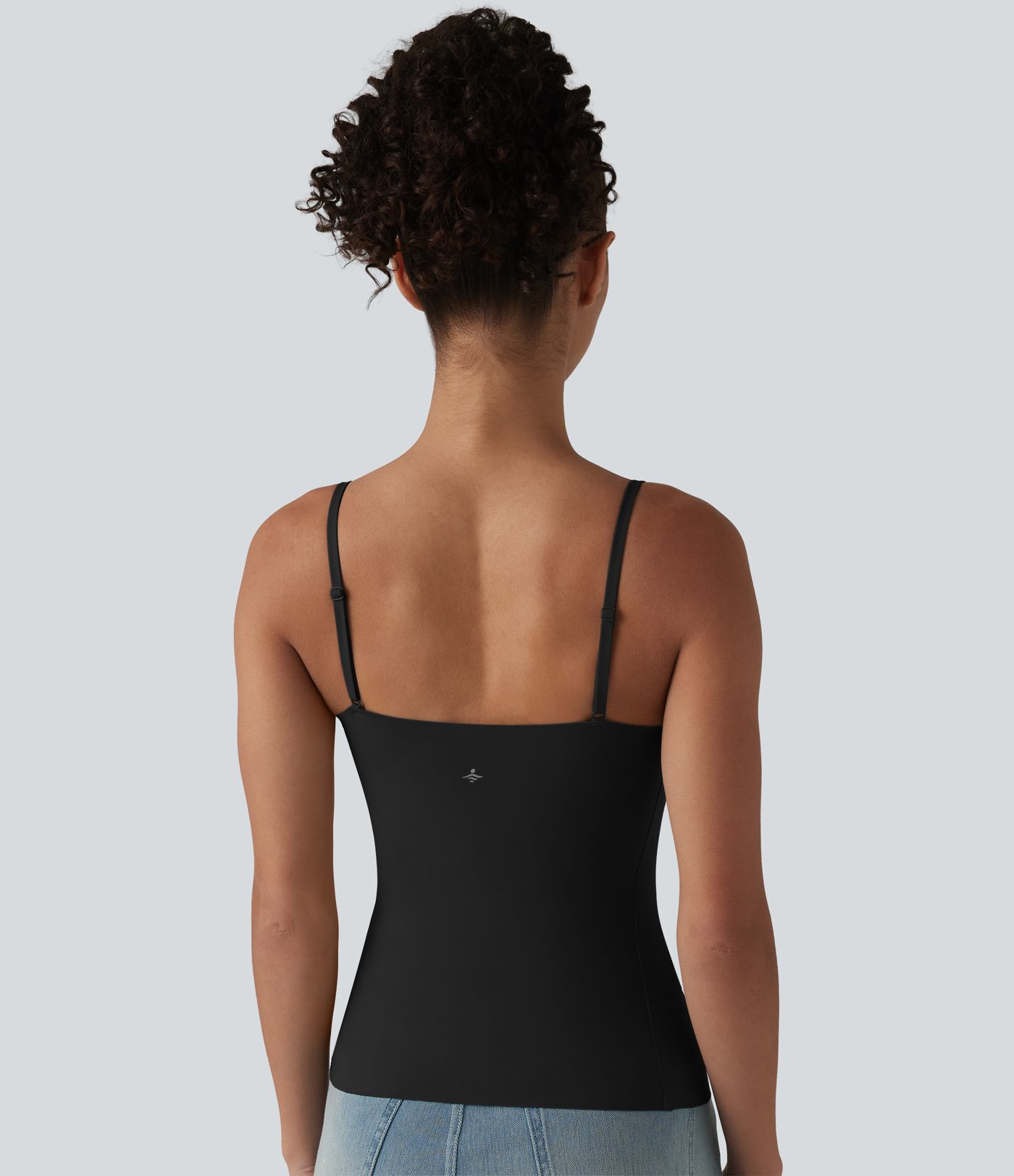 Scoop Neck Built-in Bra Casual Tank Top B-E Cups