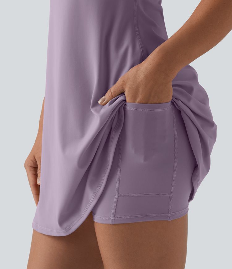 Softlyzero™ Plush Backless Active Dress-Easy Peezy Edition D-F