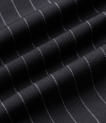 Plissierte Büro-Shorts mit hohem Bund, Seitentaschen und Streifen