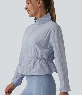 Stand Collar Long Sleeve Camping Jacket-UPF50+