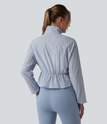 Stand Collar Long Sleeve Camping Jacket-UPF50+