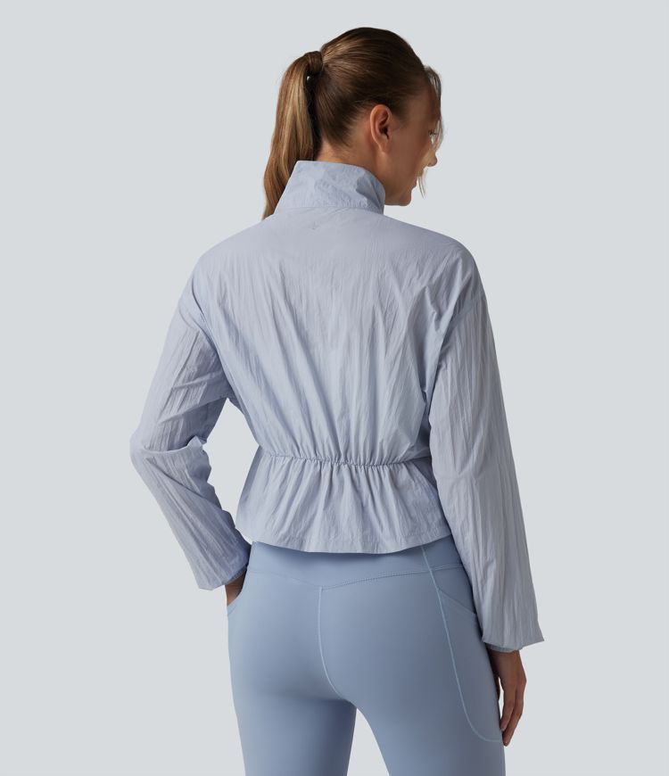 Stand Collar Long Sleeve Camping Jacket-UPF50+