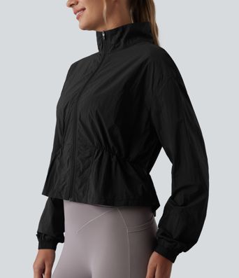 Veste de camping à col montant et manches longues - UPF50+