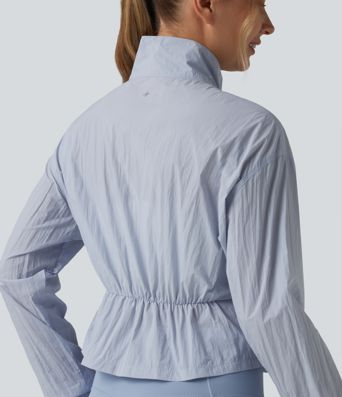 Stand Collar Long Sleeve Camping Jacket-UPF50+