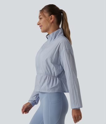 Stand Collar Long Sleeve Camping Jacket-UPF50+