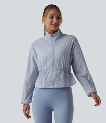 Stand Collar Long Sleeve Camping Jacket-UPF50+