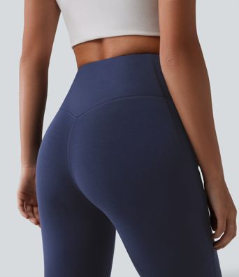 SpacerTek™ High Waisted Tummy Control Flare Casual Pants