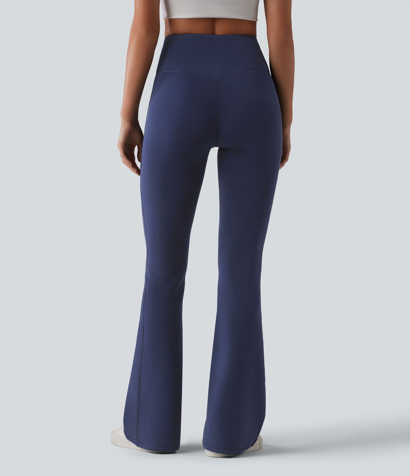 SpacerTek™ High Waisted Tummy Control Flare Casual Pants