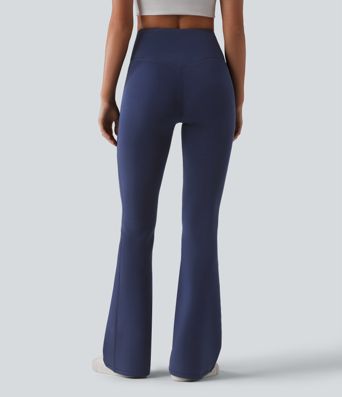 SpacerTek™ High Waisted Tummy Control Flare Casual Pants