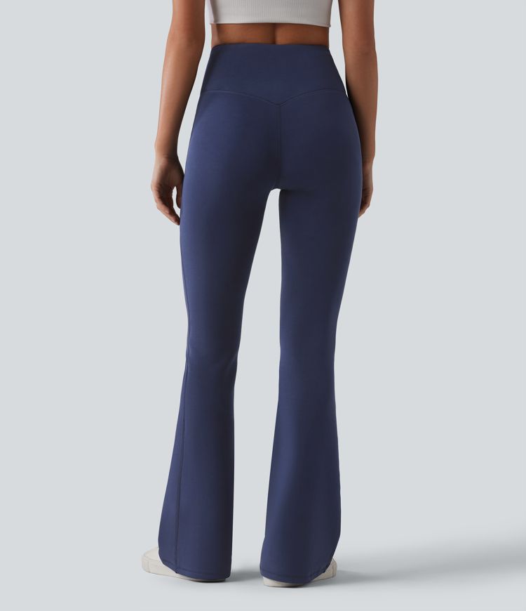 SpacerTek™ High Waisted Tummy Control Flare Casual Pants