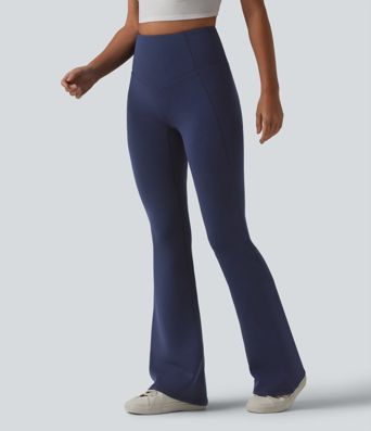 SpacerTek™ High Waisted Tummy Control Flare Casual Pants