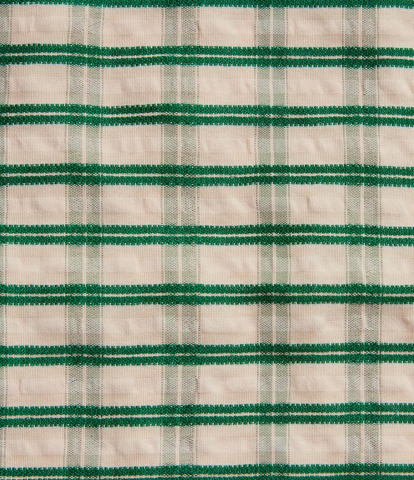 Pantalon ample raccourci à carreaux taille mi-haute avec poches