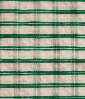 Pantalon ample raccourci à carreaux taille mi-haute avec poches