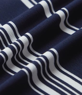 High Waisted Belted Stripes Resort Baggy Pants with Pockets