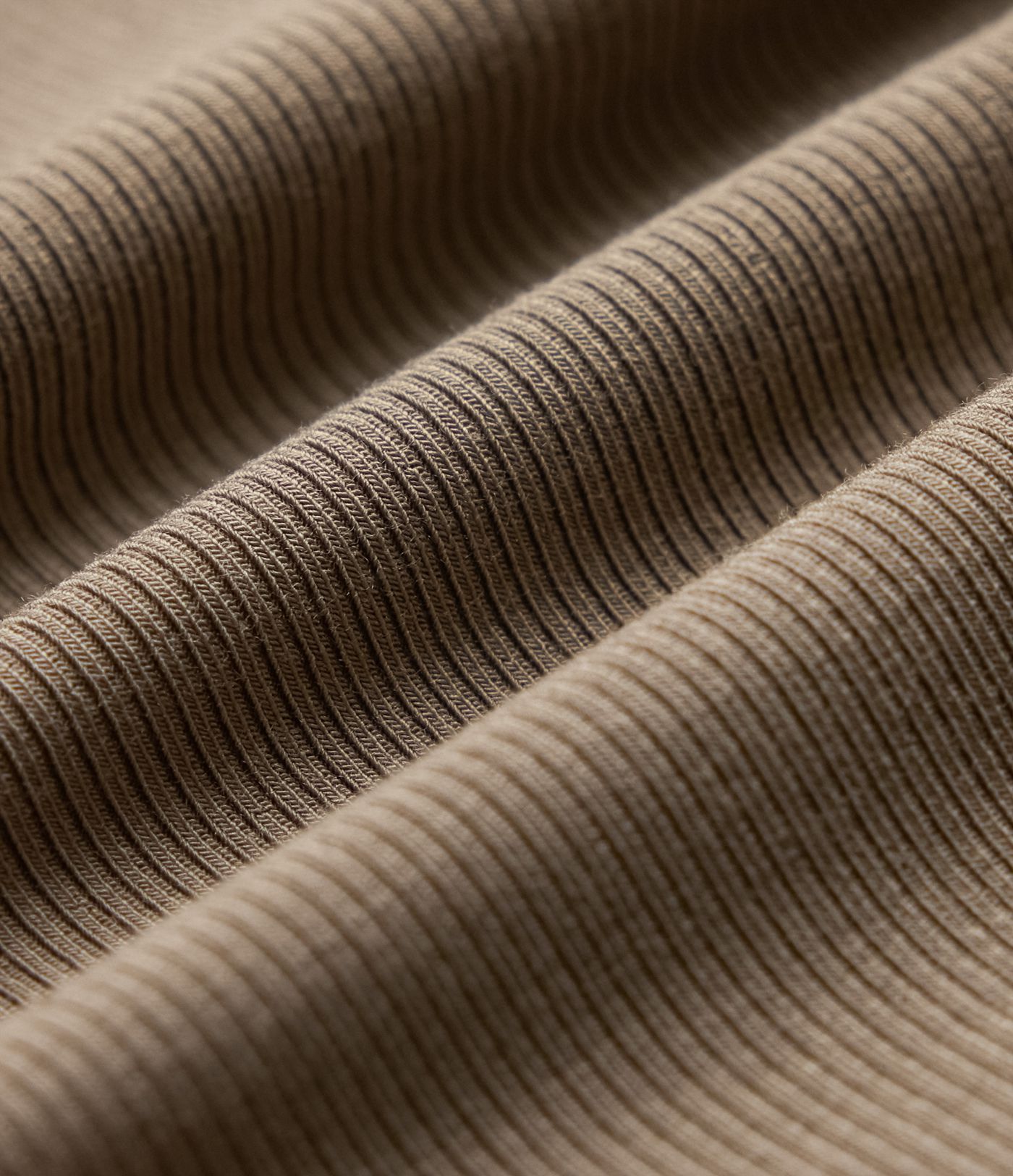 Pantalon large décontracté taille haute ventre plat en maille côtelée avec poches