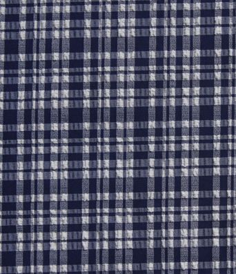 Hoch geschnittene, karierte Crinkle-Hose, schnell trocknend, lässig, mit geradem Bein und Taschen