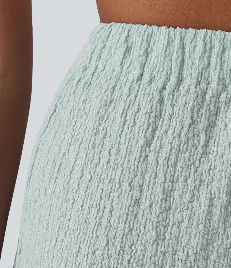 High Waisted Midi Casual Skirt 