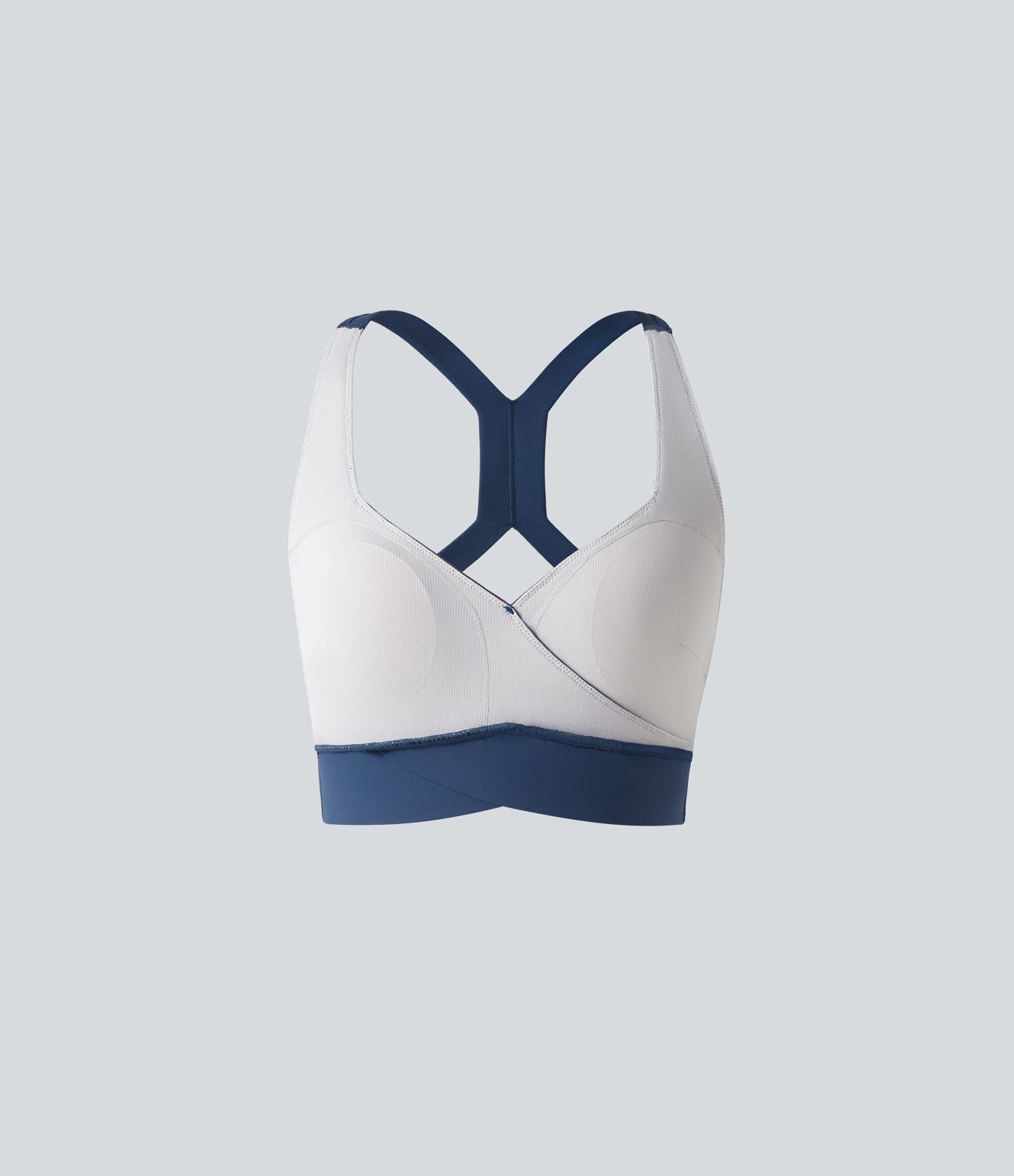 SoftlyZero™ Plush sports bra, light support, backless design with cutouts and built-in bra