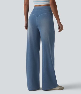 Halara Flex™ High Waisted Tummy Control Casual Baggy Jeans with Pockets