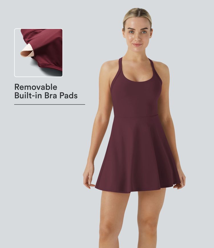 SoftlyZero™ Airy Backless Twisted Cool Touch Dance Active Dress-Easy Peezy Edition