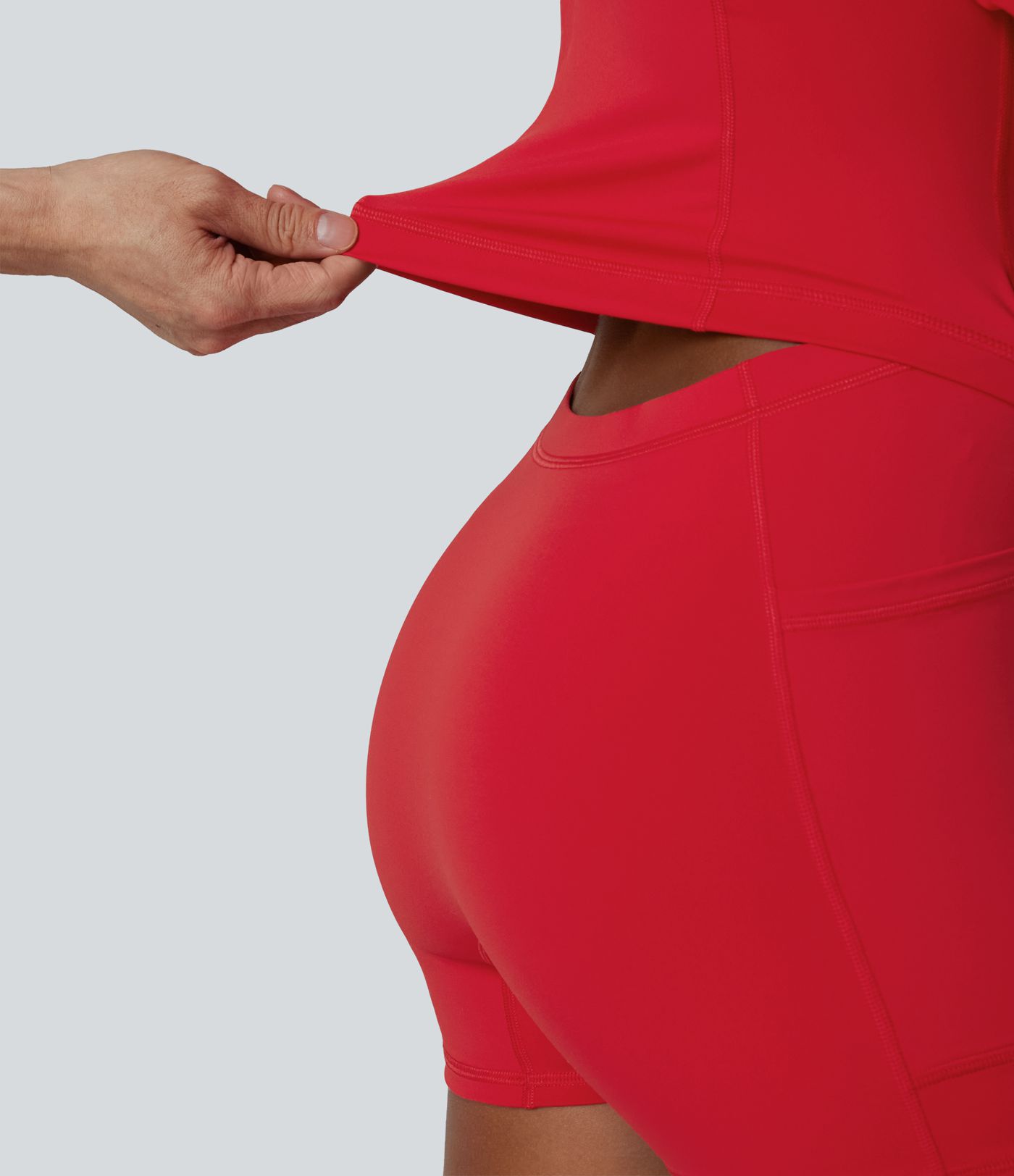 Halara UltraSculpt™ Push-Up 2-in-1 Mini Tennis Active Dress D-F Cups with Pockets-Easy Peezy Edition