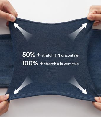 Halara Flex™ Jeans bootcut Casual Taille Haute Multiples Poches Lavés Élastiques et Tricotés Coupe