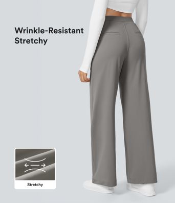 Halara Flex™ DayStretch High Waisted Pocket Straight Leg Work Pants