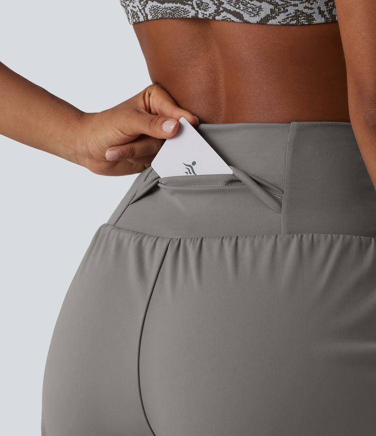 SoftlyZero™ Airy Super High Waisted 2-in-1 Cool Touch Yoga Shorts 5'' with Pockets