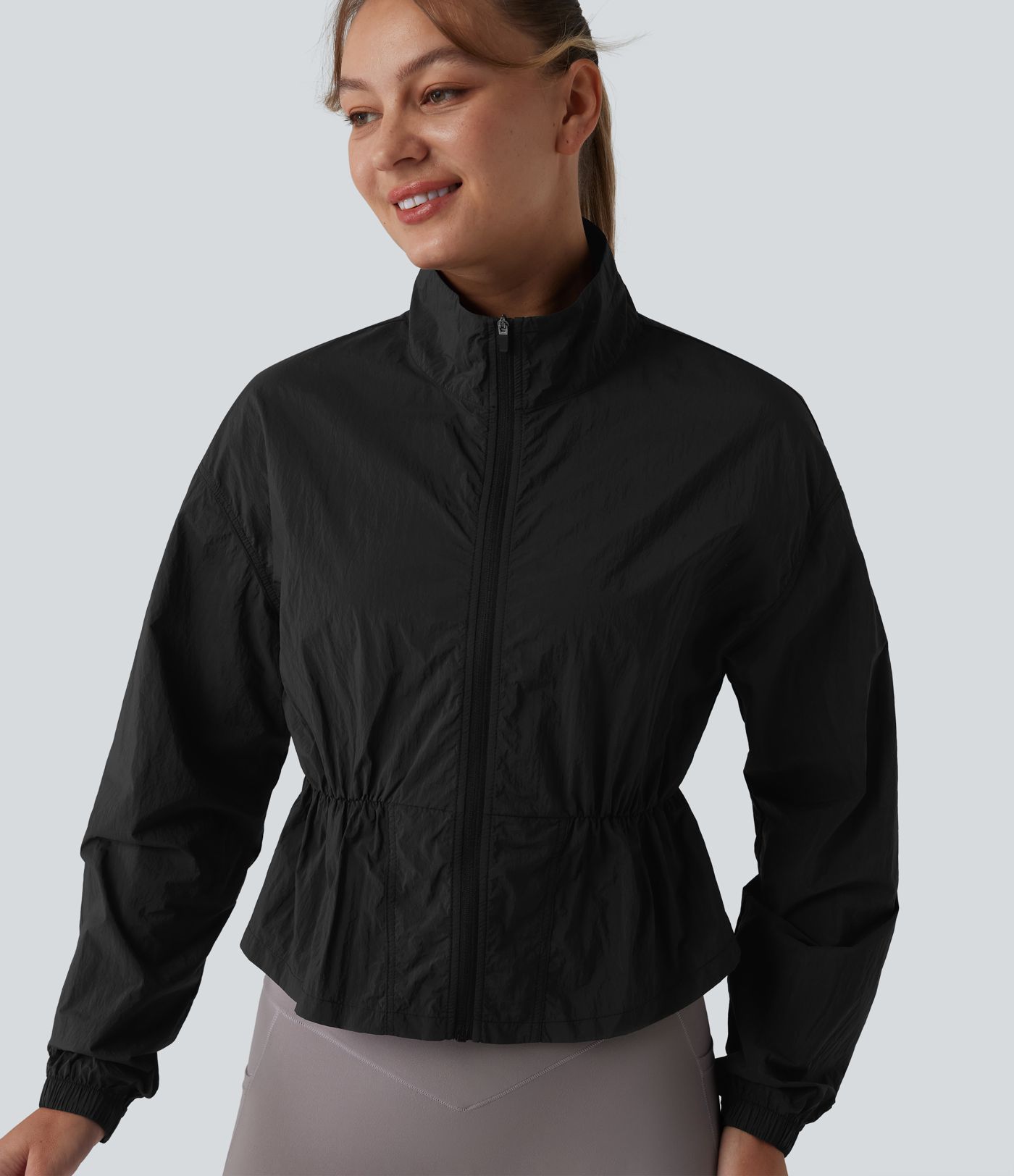 Veste de camping à col montant et manches longues - UPF50+