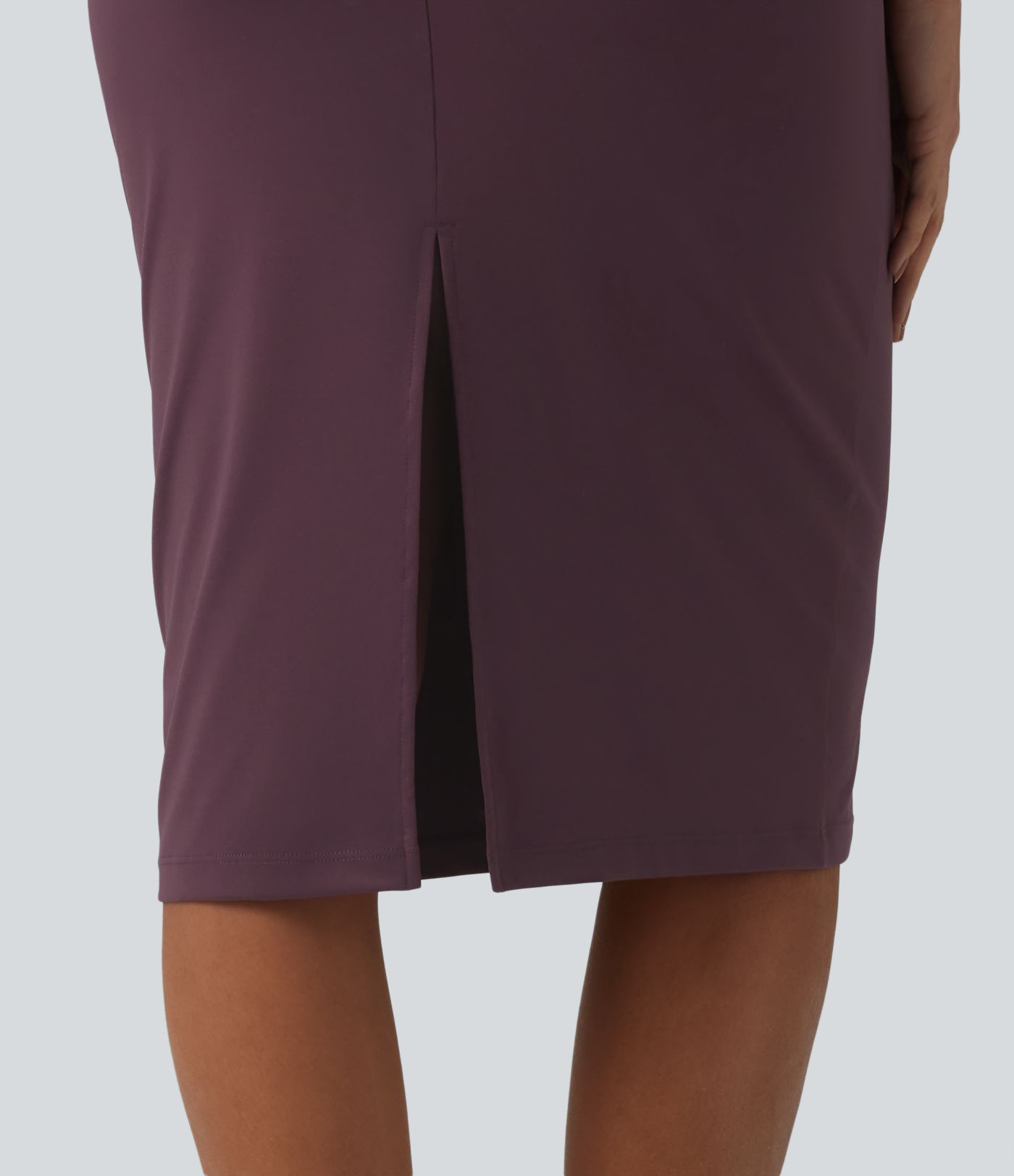 Boat Neck Sleeveless Pencil Midi Work Dress