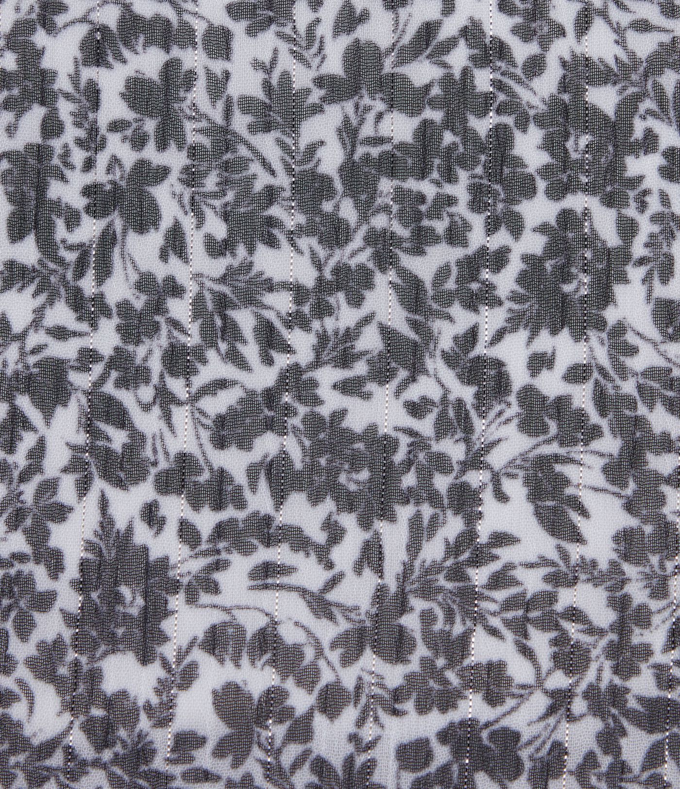 Adjustable Straps Shirred Ditsy Floral Print Chiffon Flowy Midi Casual Slip Dress with Pockets