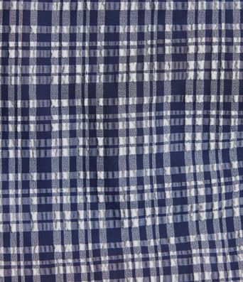 Mid Rise Color Block Plaid Crinkle Quick Dry Casual Baggy Shorts with Pockets