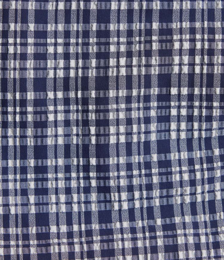 Mid Rise Color Block Plaid Crinkle Quick Dry Casual Baggy Shorts with Pockets