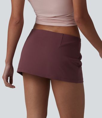 DayStretch Low Rise 2-in-1 Micro Bodycon Casual Skirt