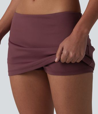 DayStretch Low Rise 2-in-1 Micro Bodycon Casual Skirt