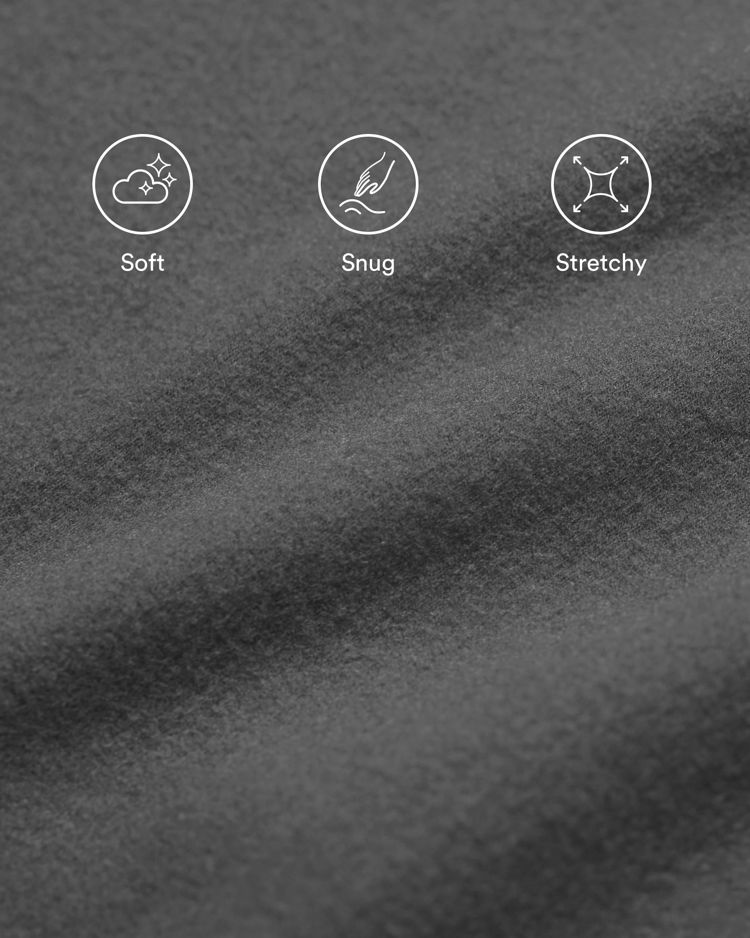 Doux, près du corps, extensible