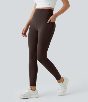 Halara UltraSculpt™ - Shaping workout leggings with a high waist, side pockets and tummy control