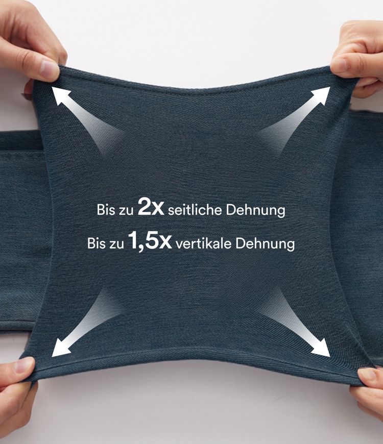 Halara Flex™ Jeans mit hoher Taille, mehreren Taschen, gerades Bein, gewaschener, dehnbarer Strick, lässig