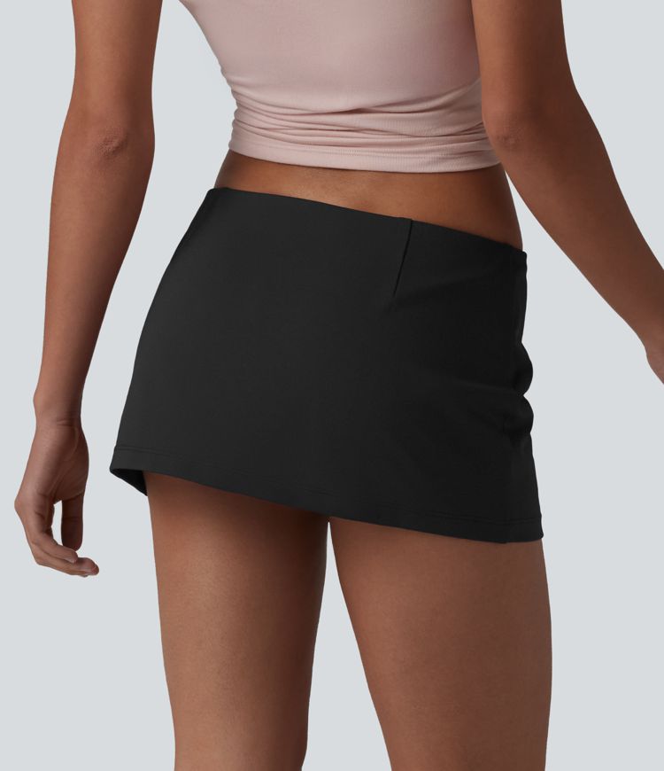 DayStretch Low Rise 2-in-1 Micro Bodycon Casual Skirt