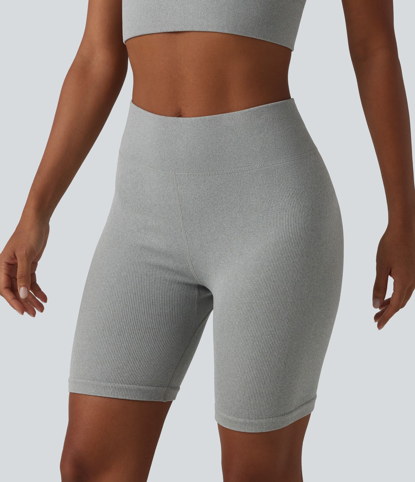 OneForm Seamless Flow High Waisted Casual Biker Shorts