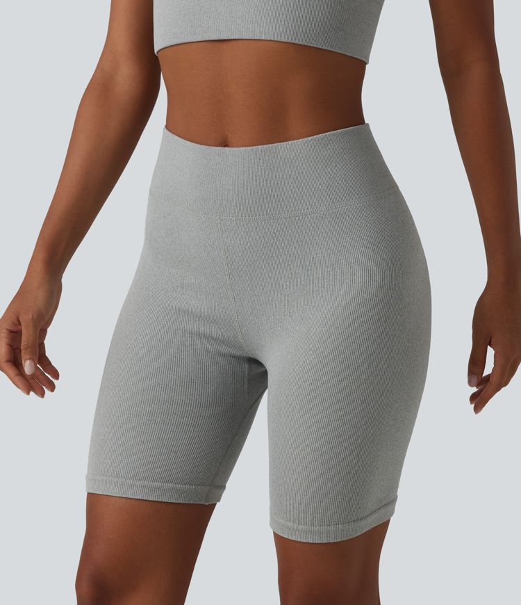 OneForm Seamless Flow High Waisted Casual Biker Shorts
