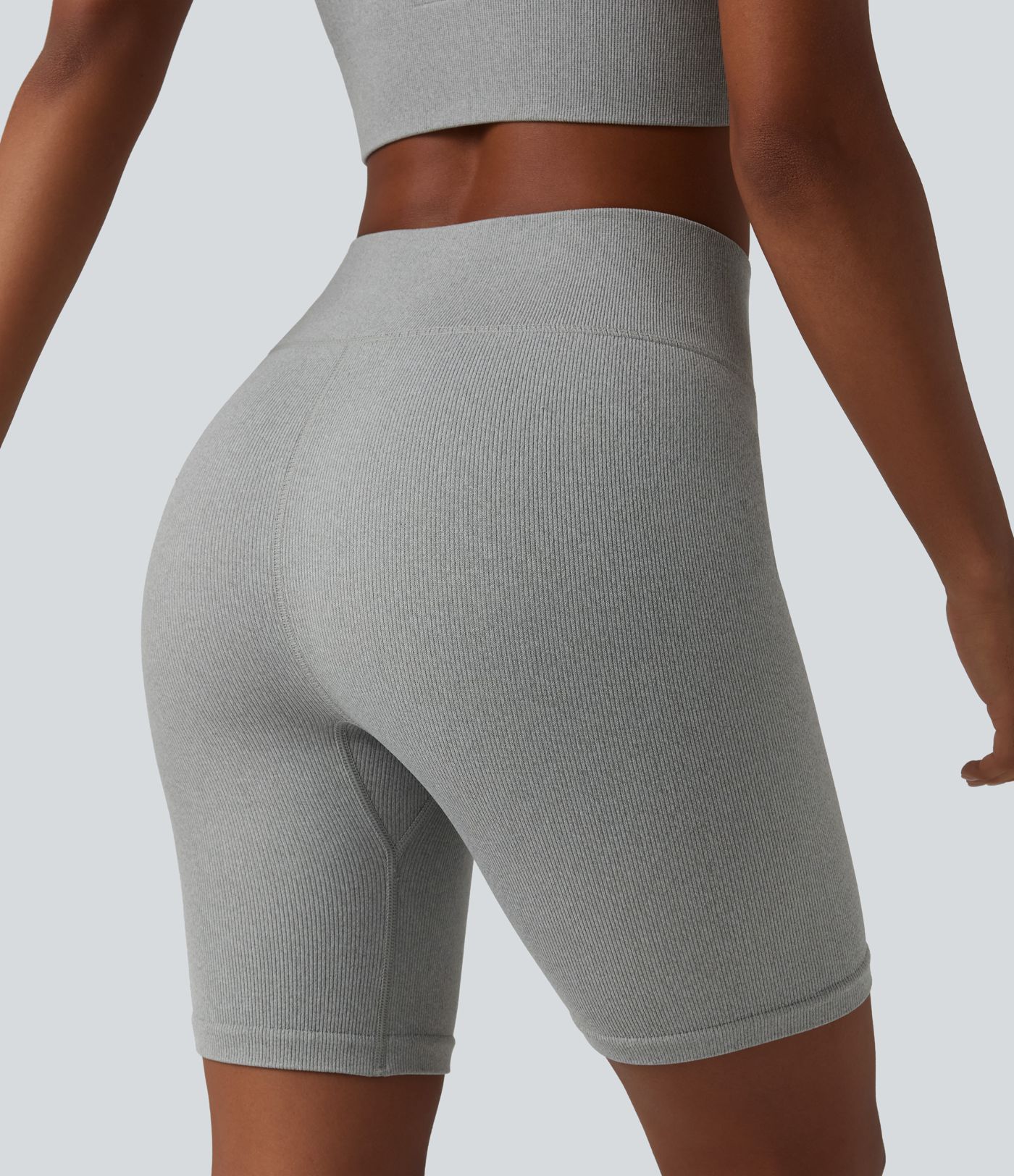 OneForm Seamless Flow High Waisted Casual Biker Shorts