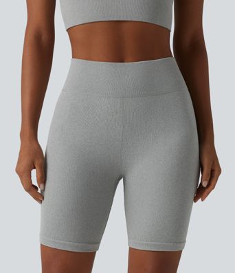 OneForm Seamless Flow High Waisted Casual Biker Shorts