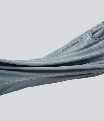 Halara Flex™ Mid Rise Draped Lyocell Washed Flare Casual Jeans with Pockets