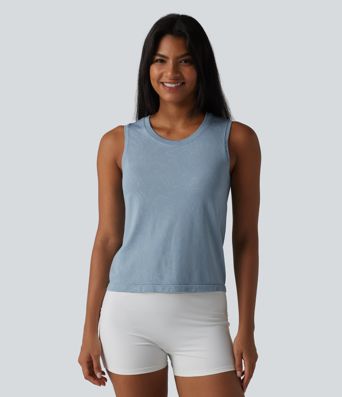 OneForm Seamless Flow Round Neck Running Tank Top