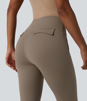 Legging 7/8 Halara UltraSculpt™ taille haute ventre plat avec poches