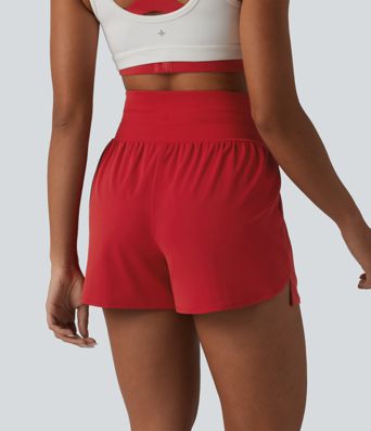 Short de yoga taille haute Halara UltraSculpt™ à cordon de serrage 9 cm avec poches